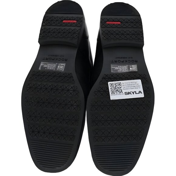 Rockport Men's Waterproof Plain Toe Oxford Dress Shoes Black Men's US 10.5M - Picture 6 of 6